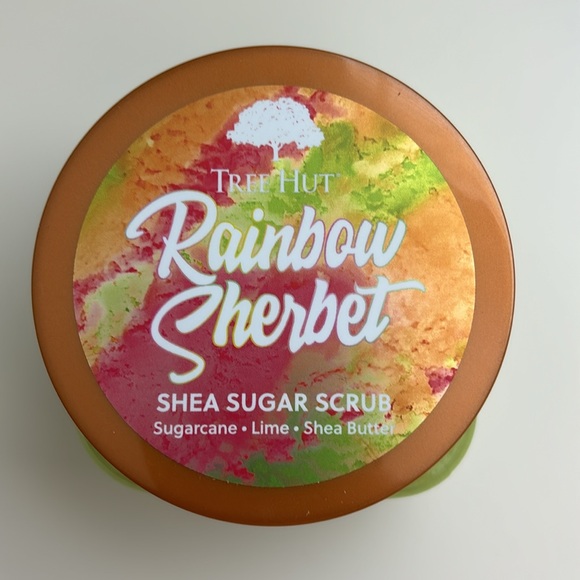 🌈TREE HUT RAINBOW SHERBET SHEA SUGAR SCRUB 18OZ - Picture 2 of 5